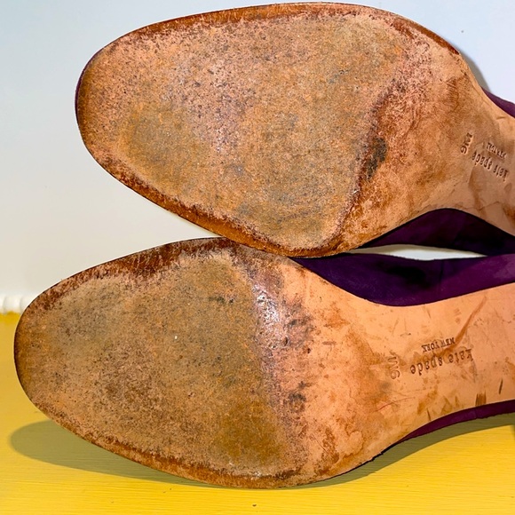 Kate Spade Purple Suede Booties - Picture 5 of 6